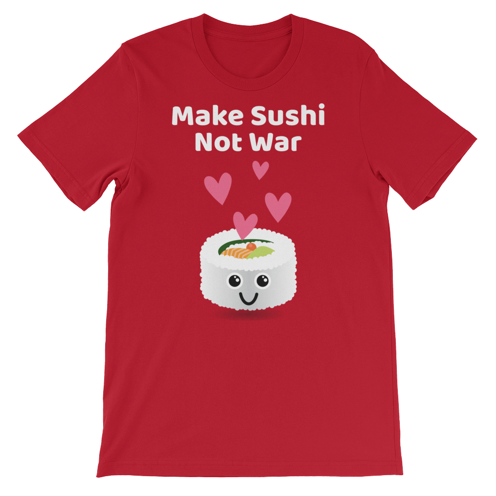 Cute Romance Make Sushi Not War T-Shirt