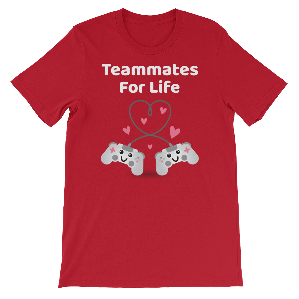 Cute Romance Teammates For Life T-Shirt