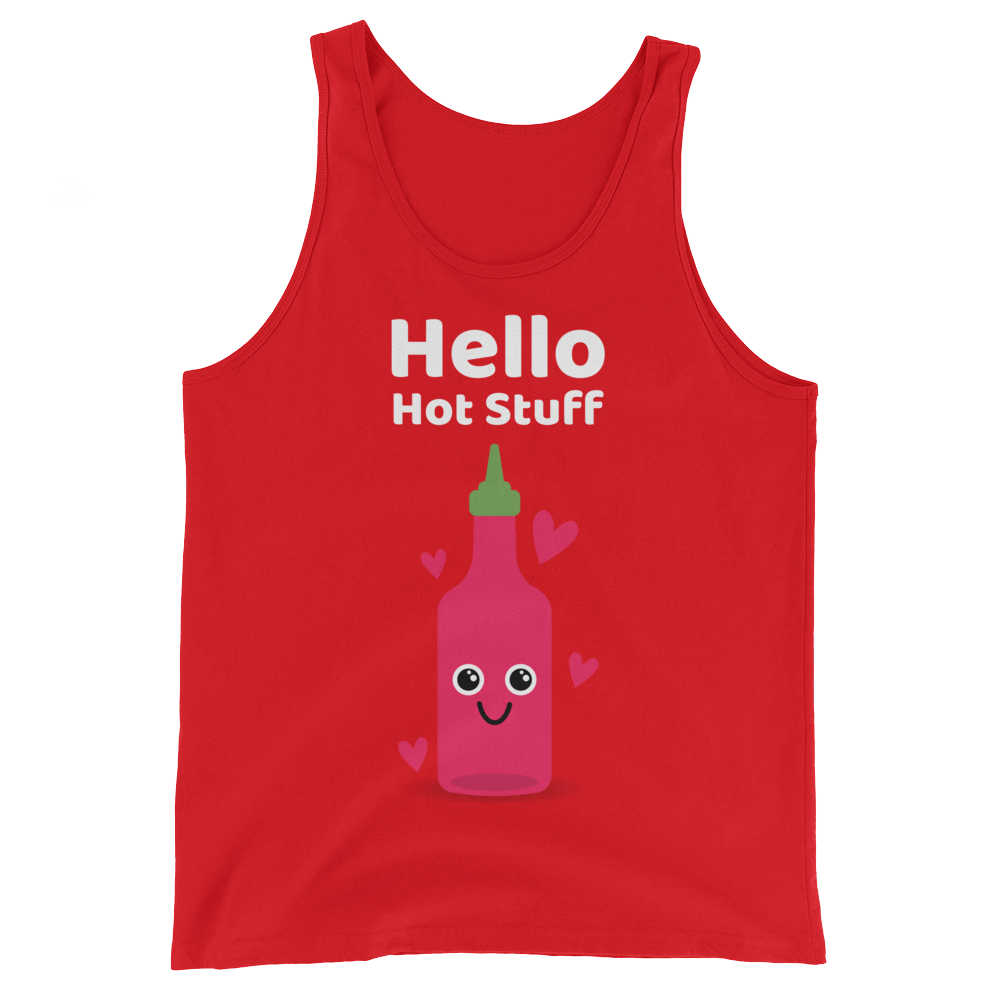 Cute Romance Hello Hot Stuff Tank