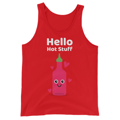 Cute Romance Hello Hot Stuff Tank