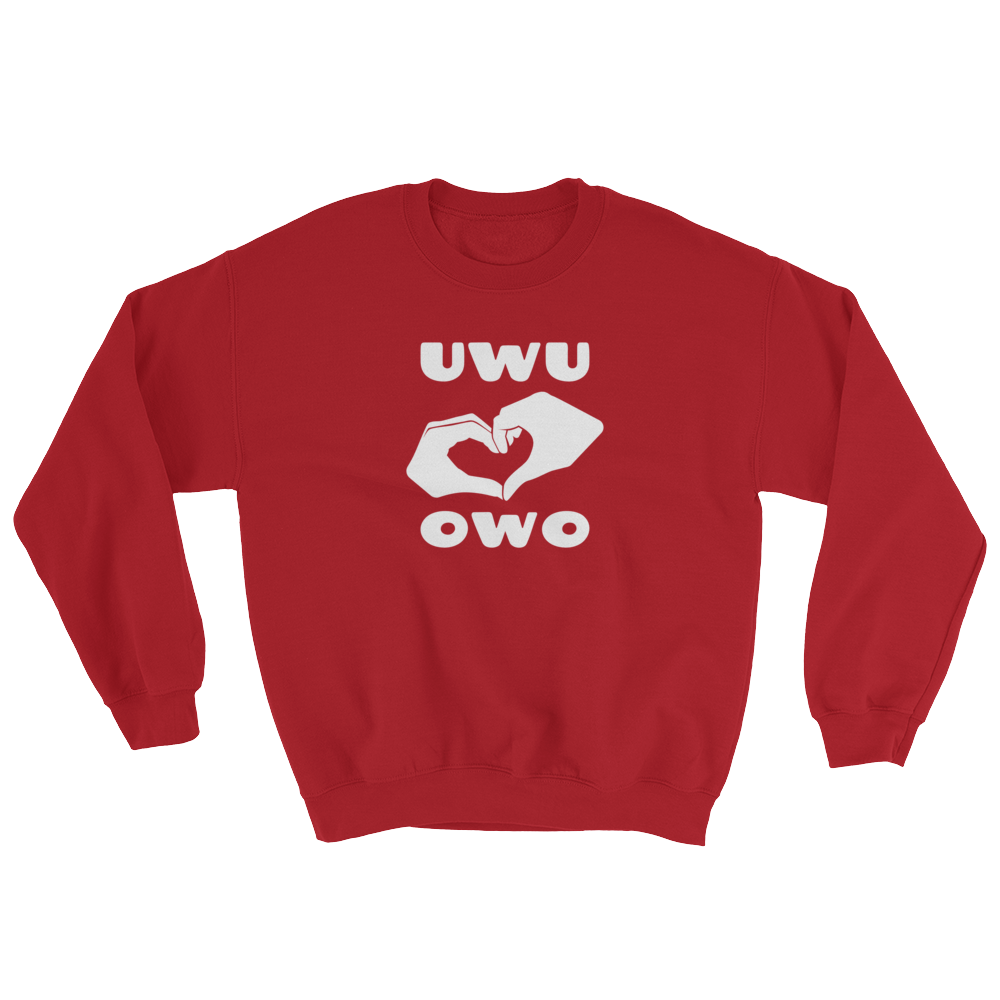 UWU OWO Heart Sweatshirt