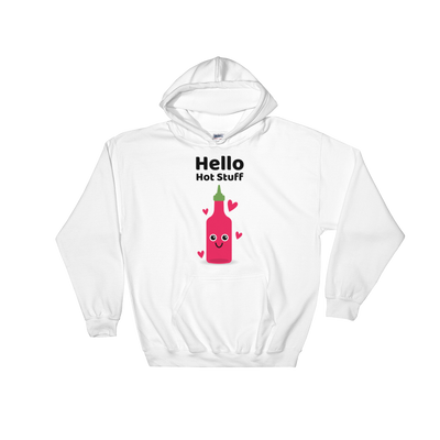Cute Romance Hello Hot Stuff Hoodie