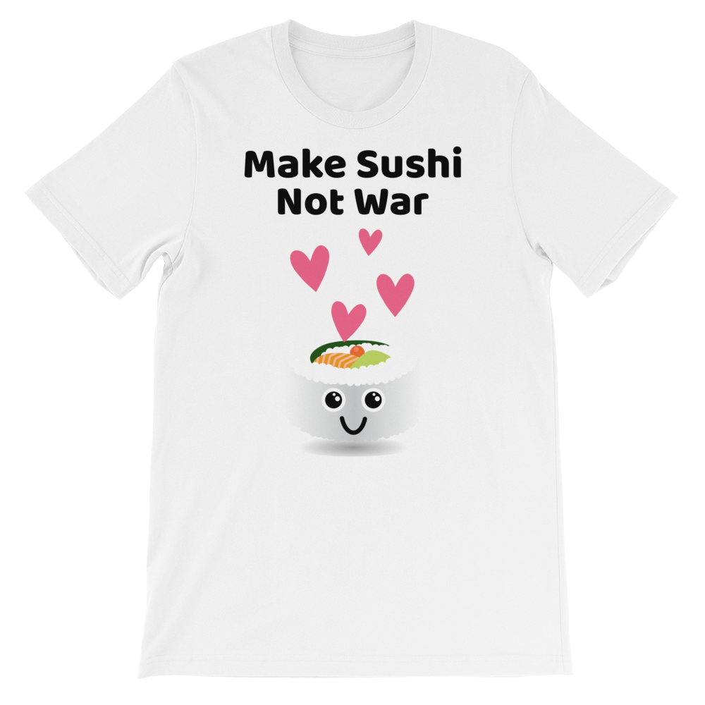 Cute Romance Make Sushi Not War T-Shirt