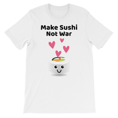 Cute Romance Make Sushi Not War T-Shirt