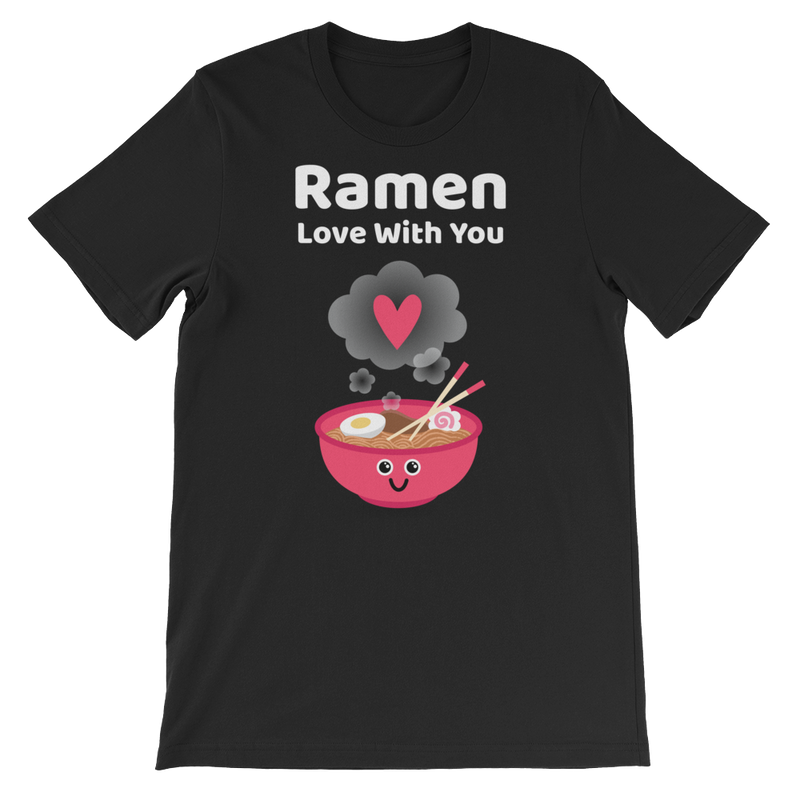 Cute Romance Ramen Love With You T-Shirt