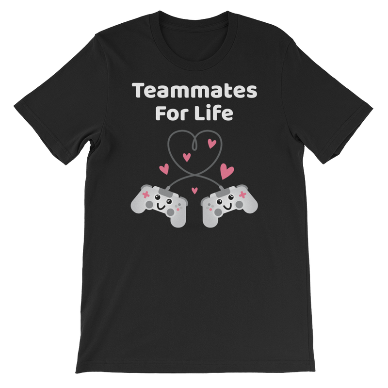 Cute Romance Teammates For Life T-Shirt
