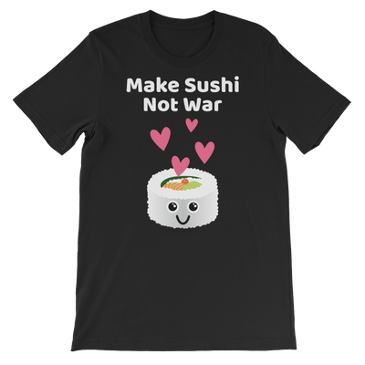Cute Romance Make Sushi Not War T-Shirt