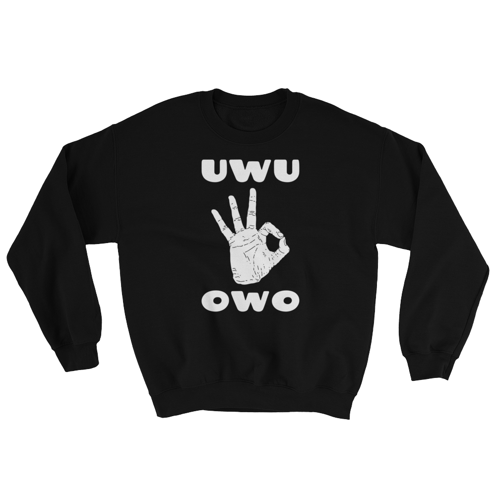 UWU OWO Circle Game Sweatshirt