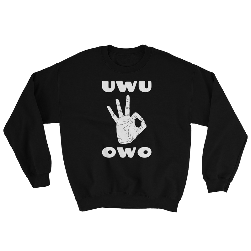 UWU OWO Circle Game Sweatshirt