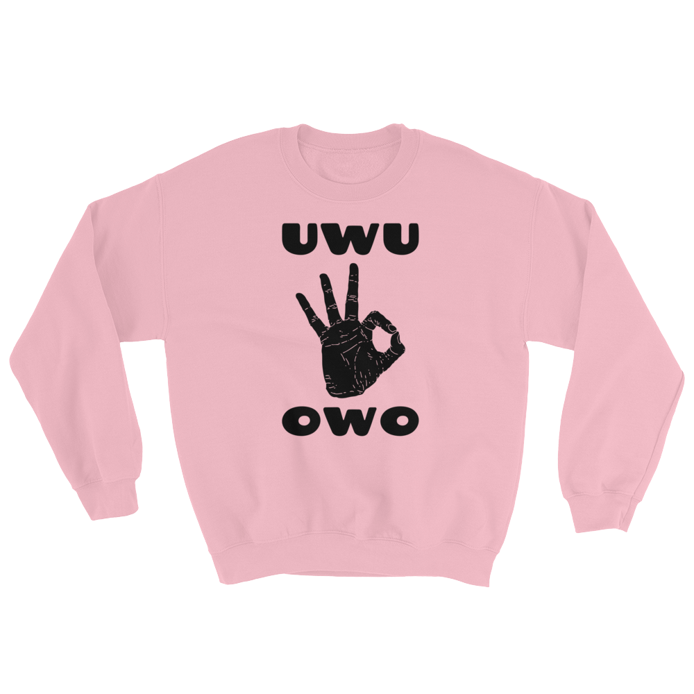 UWU OWO Circle Game Sweatshirt