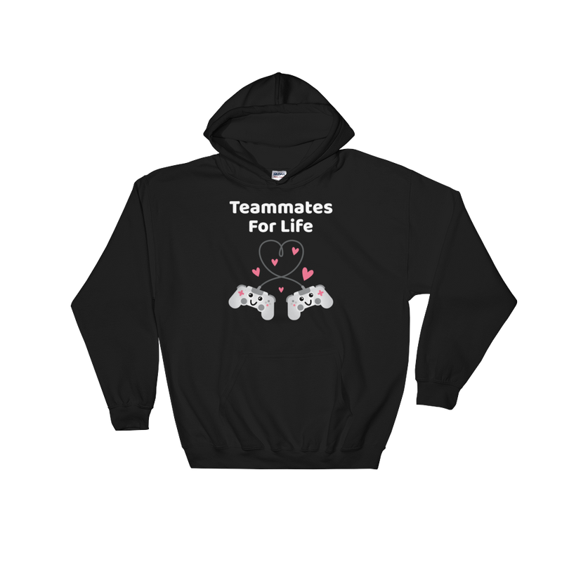 Cute Romance Teammates For Life Hoodie
