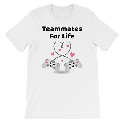 Cute Romance Teammates For Life T-Shirt