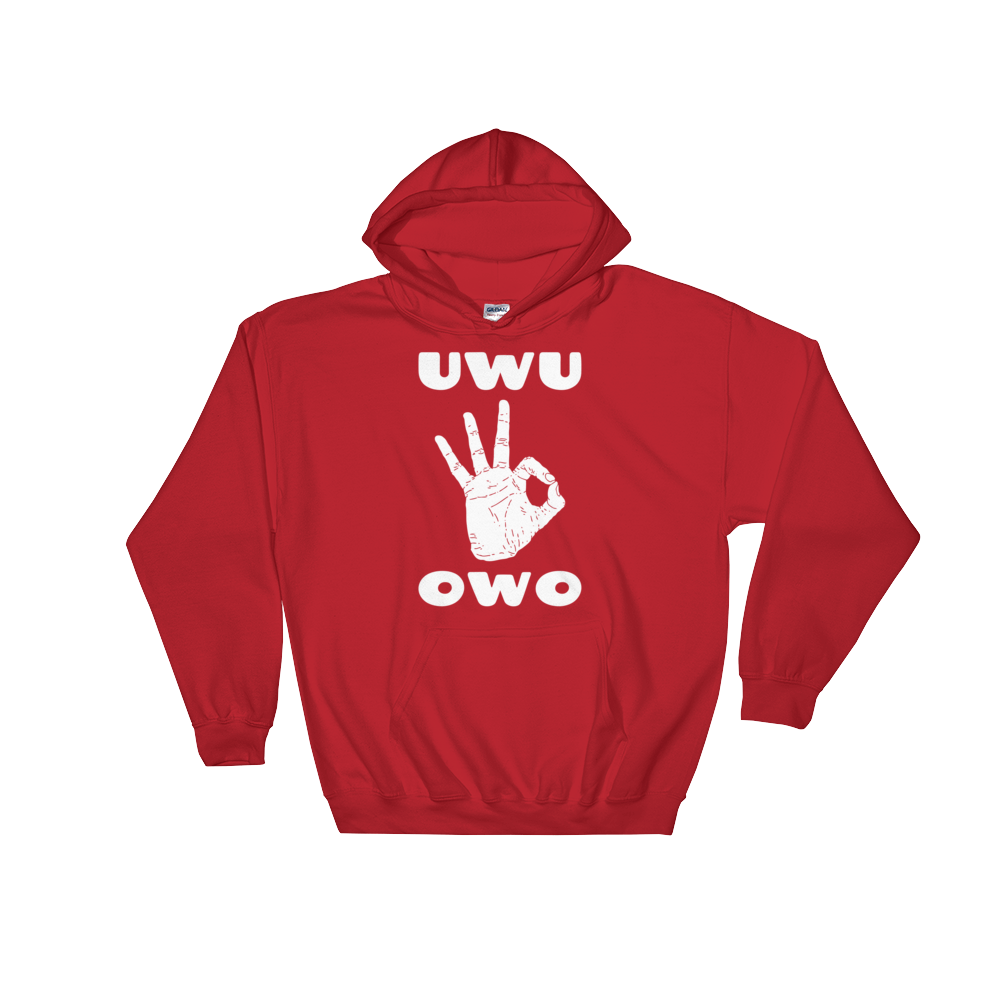 UWU OWO Circle Game Hoodie