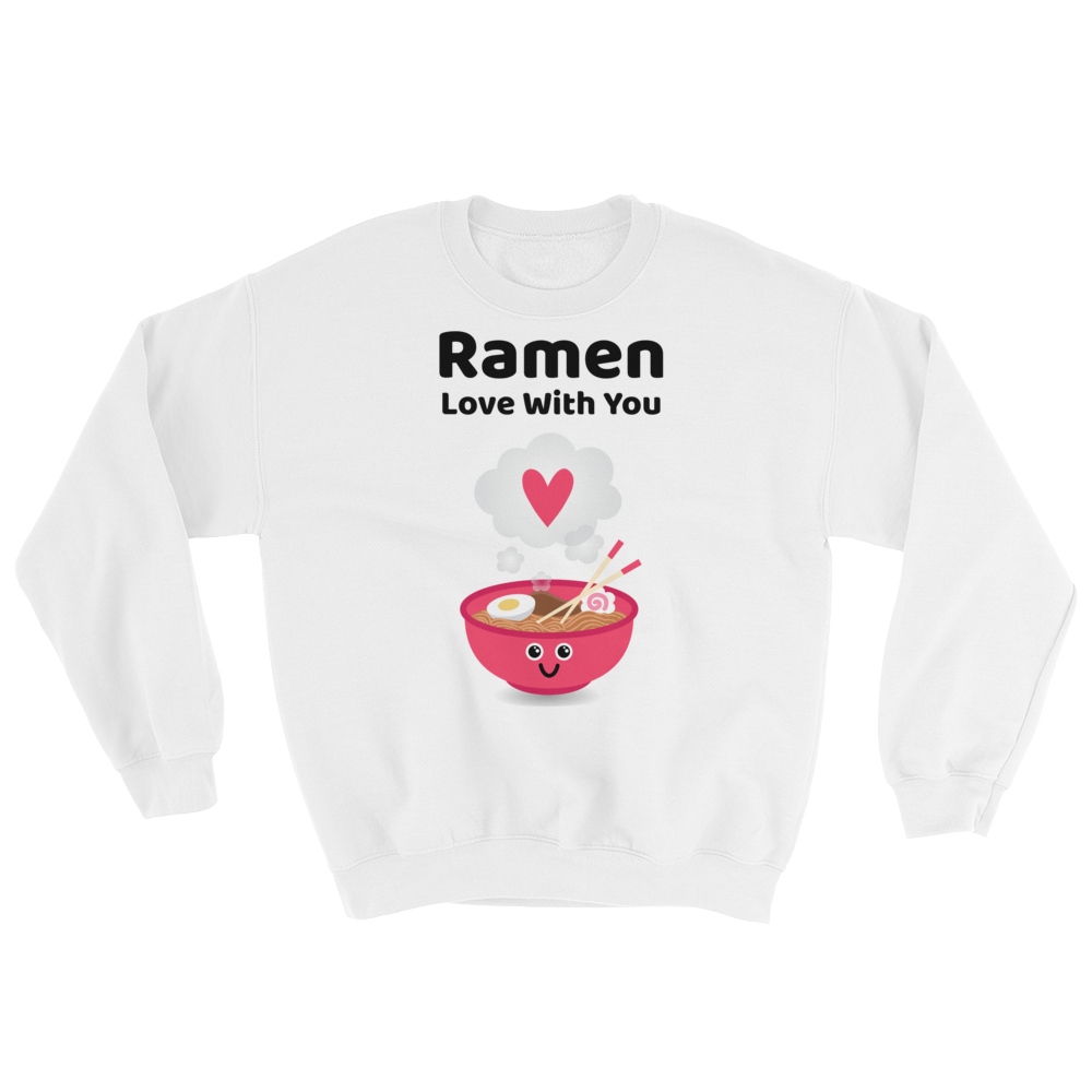 Cute Romance Ramen Love With You Sweatshirt