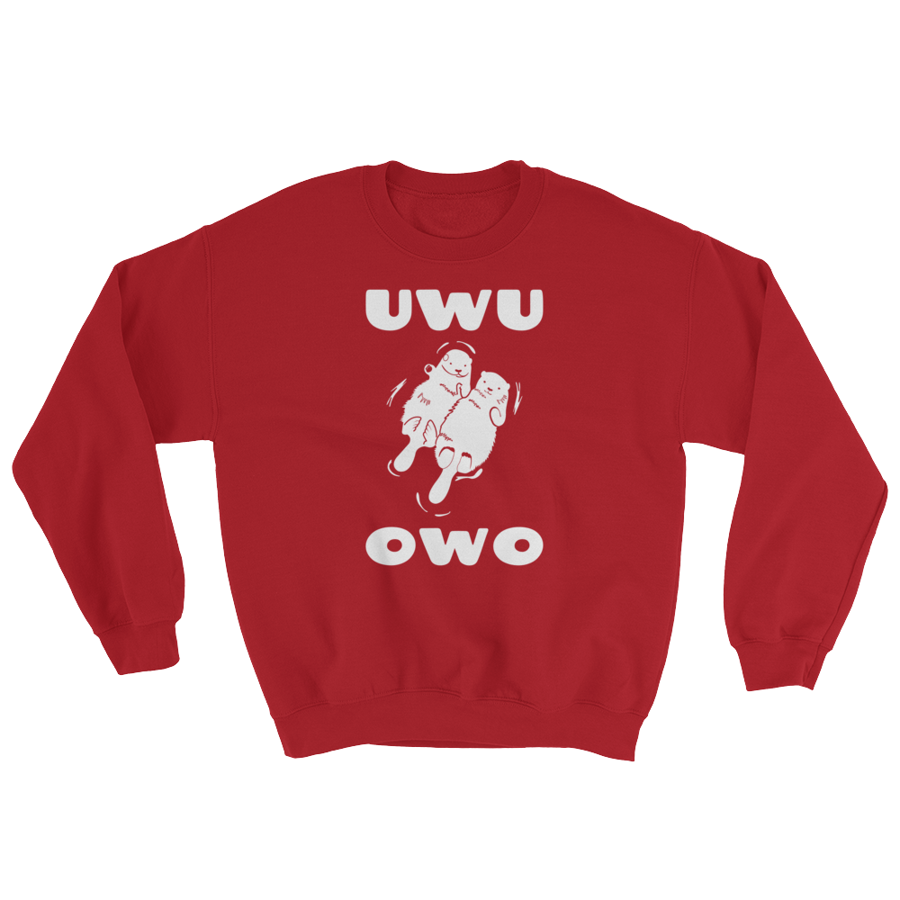 UWU OWO Otters Sweatshirt
