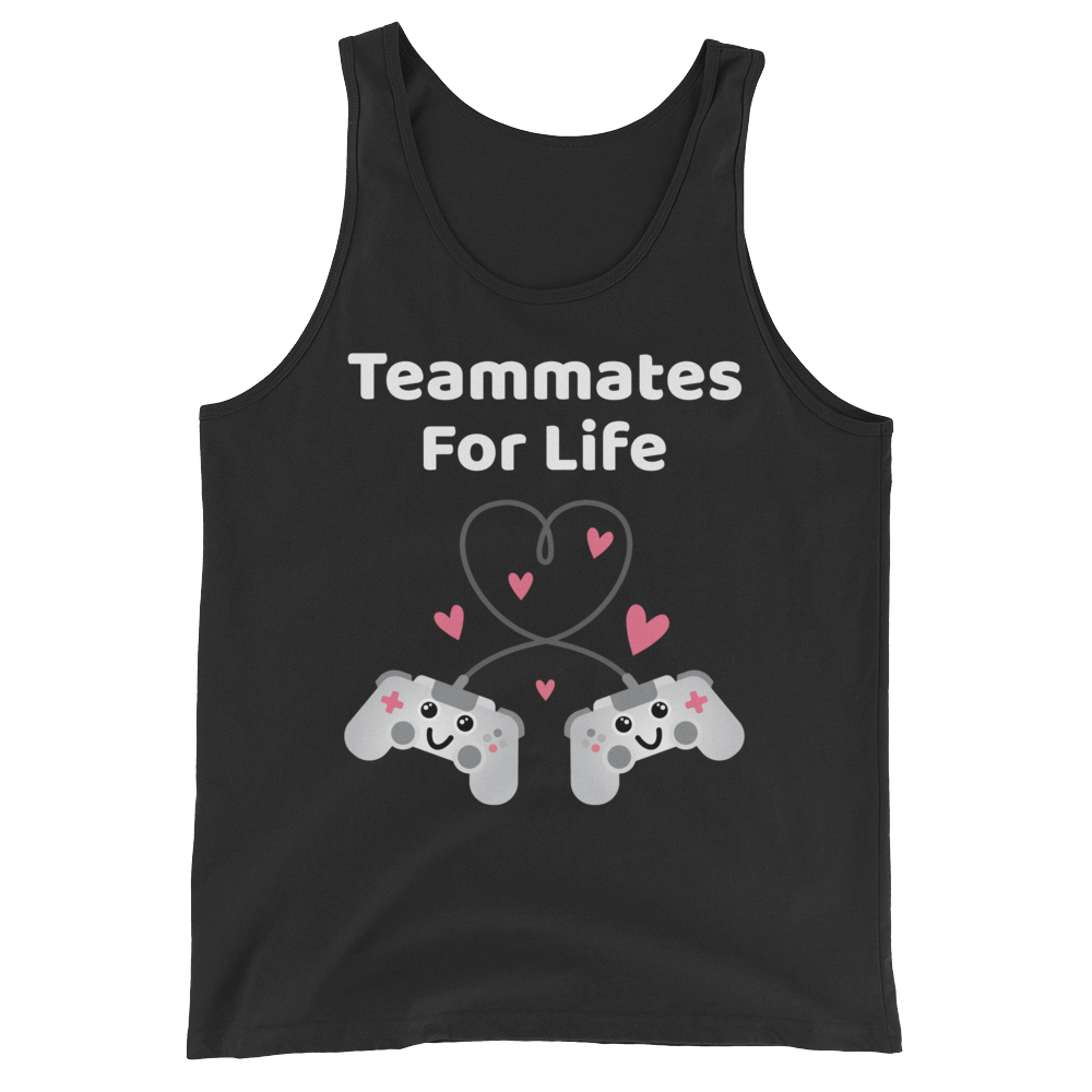 Cute Romance Teammates For Life Tank