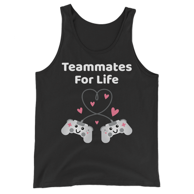 Cute Romance Teammates For Life Tank