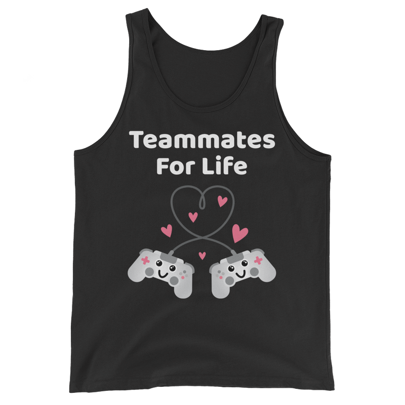 Cute Romance Teammates For Life Tank
