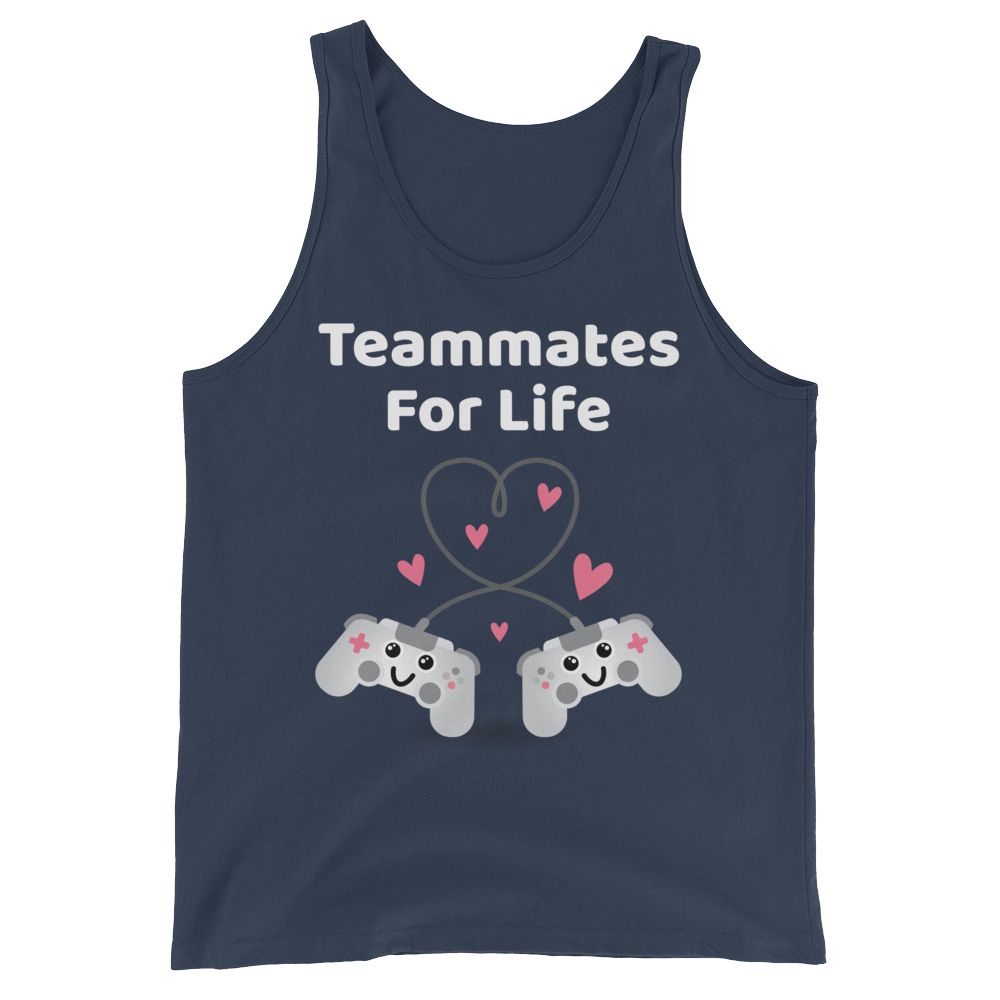 Cute Romance Teammates For Life Tank