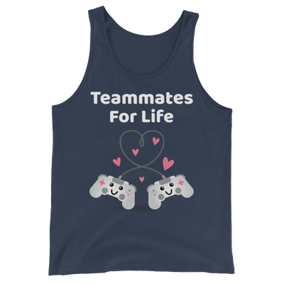 Cute Romance Teammates For Life Tank