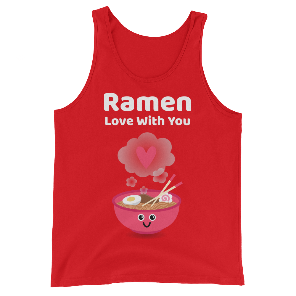 Cute Romance Ramen Love With You Tank