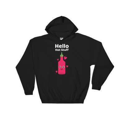 Cute Romance Hello Hot Stuff Hoodie