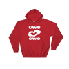 UWU OWO Heart Hoodie