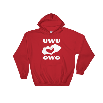 UWU OWO Heart Hoodie