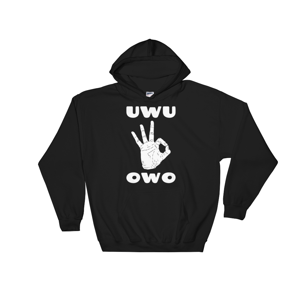 UWU OWO Circle Game Hoodie