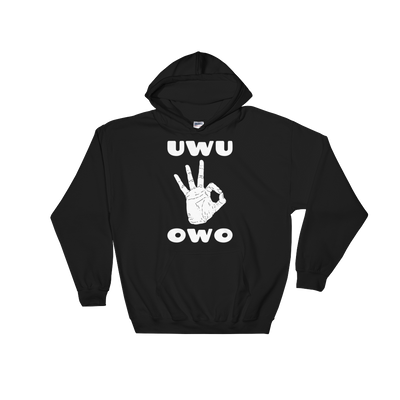 UWU OWO Circle Game Hoodie