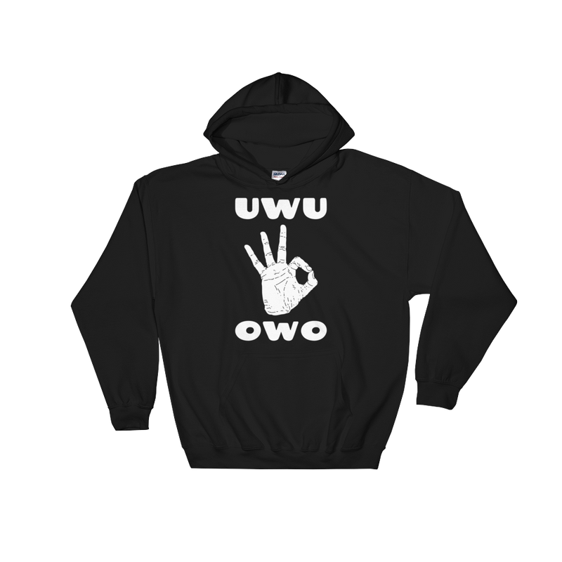 UWU OWO Circle Game Hoodie