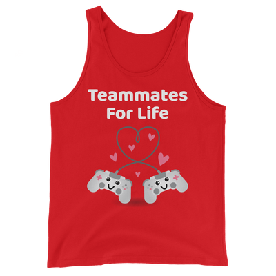 Cute Romance Teammates For Life Tank