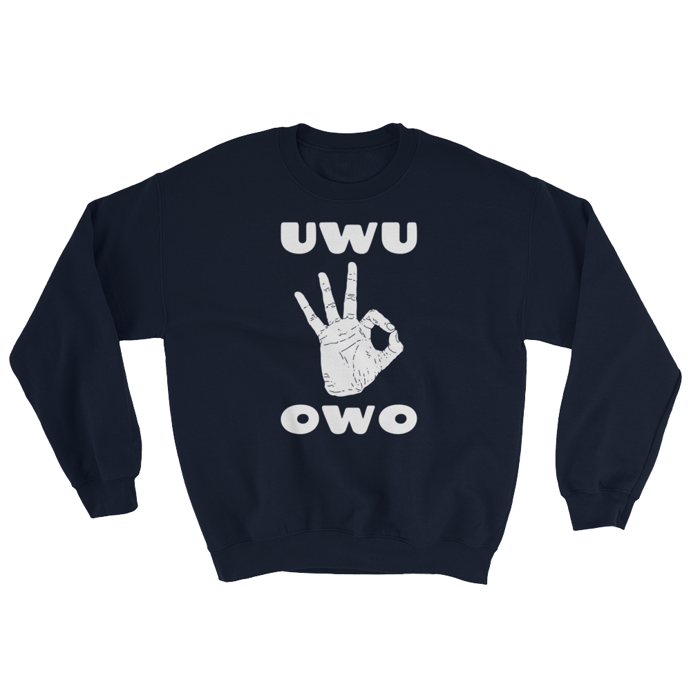 UWU OWO Circle Game Sweatshirt