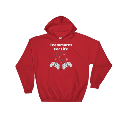 Cute Romance Teammates For Life Hoodie