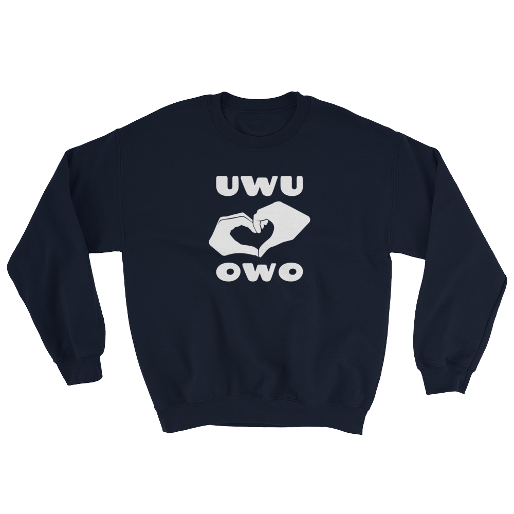 UWU OWO Heart Sweatshirt