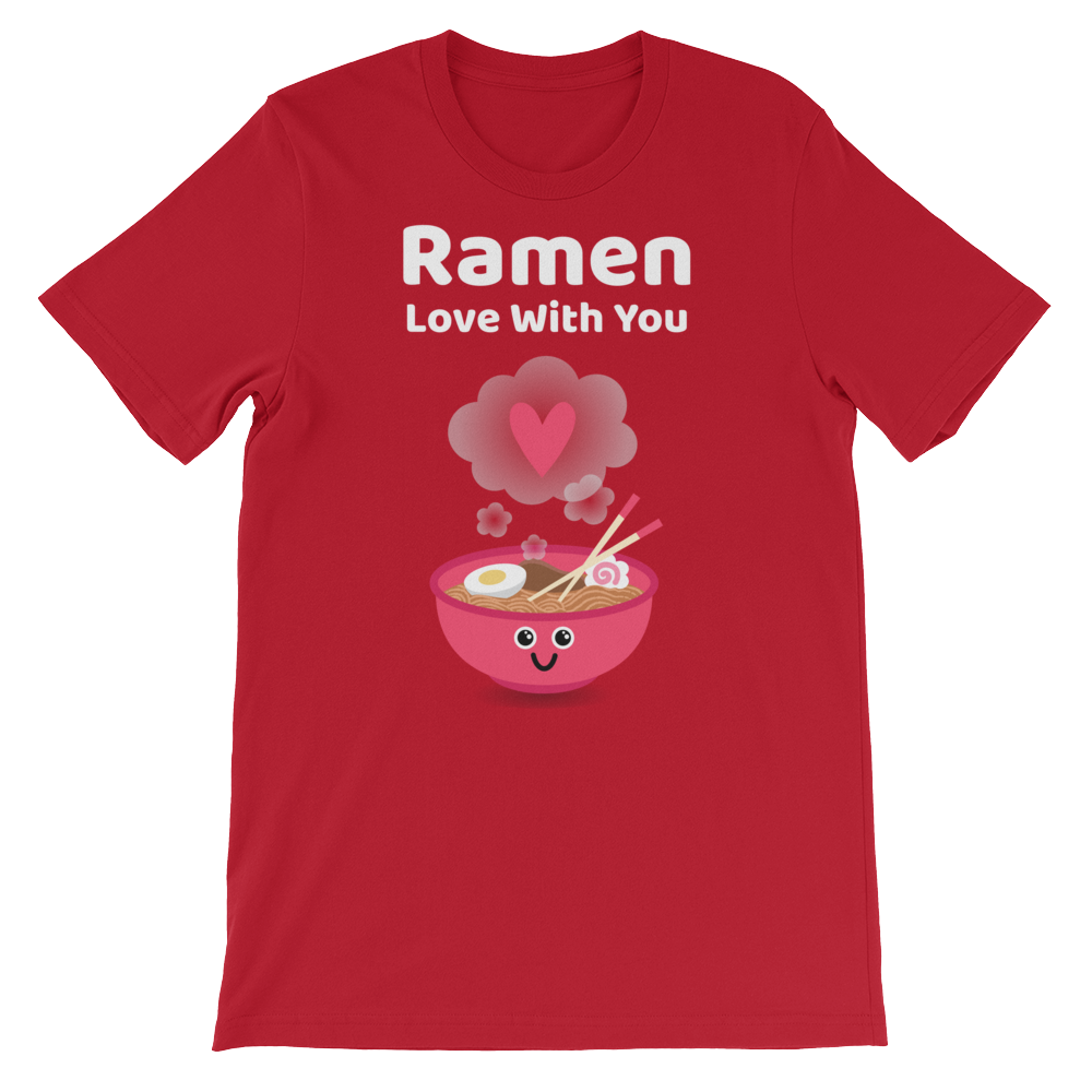 Cute Romance Ramen Love With You T-Shirt