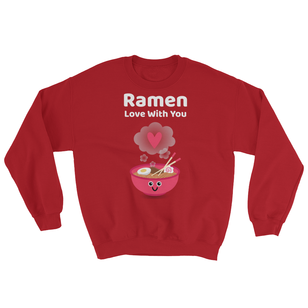 Cute Romance Ramen Love With You Sweatshirt