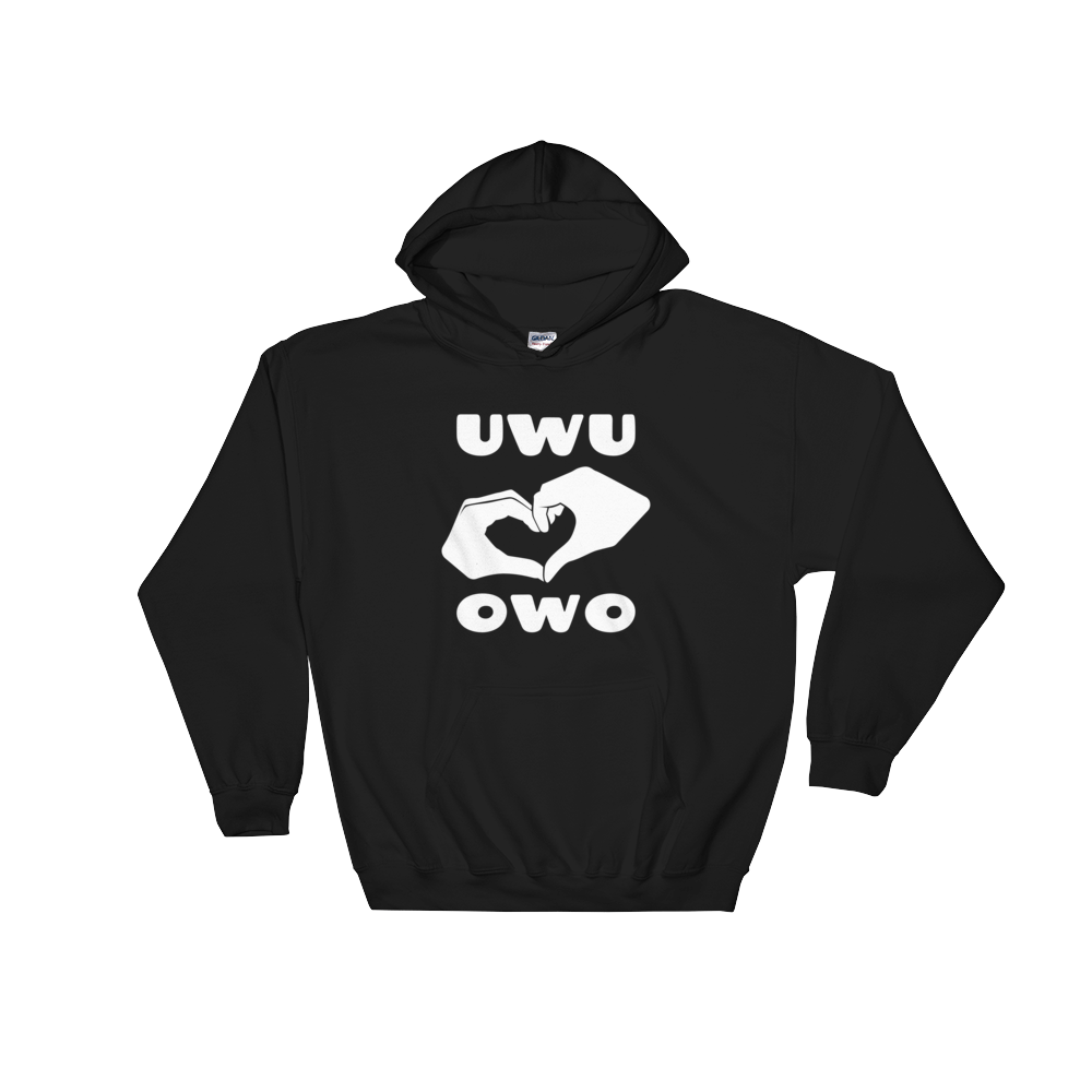 UWU OWO Heart Hoodie