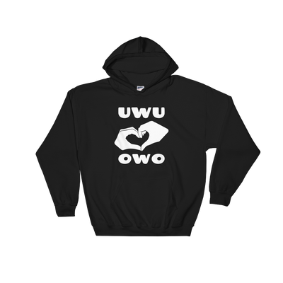 UWU OWO Heart Hoodie