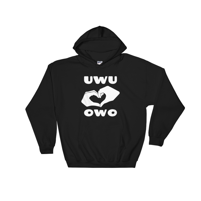 UWU OWO Heart Hoodie