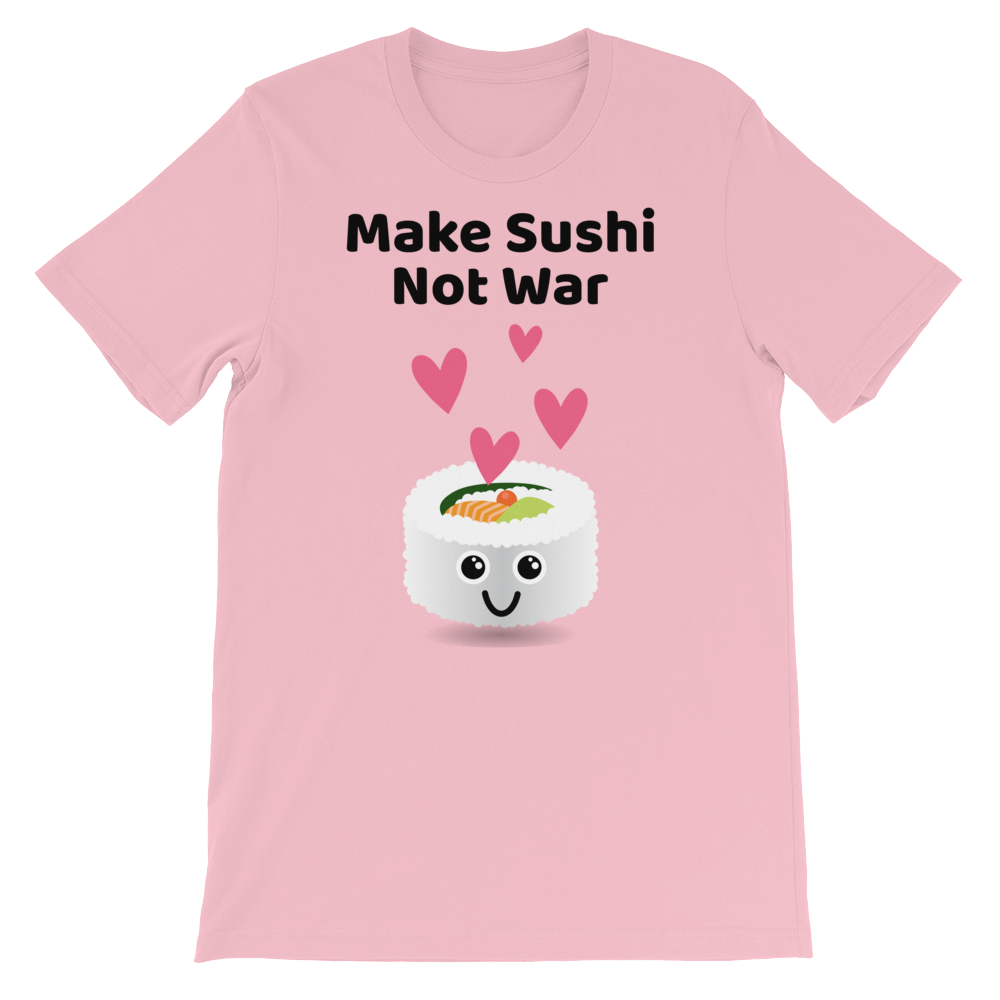 Cute Romance Make Sushi Not War T-Shirt