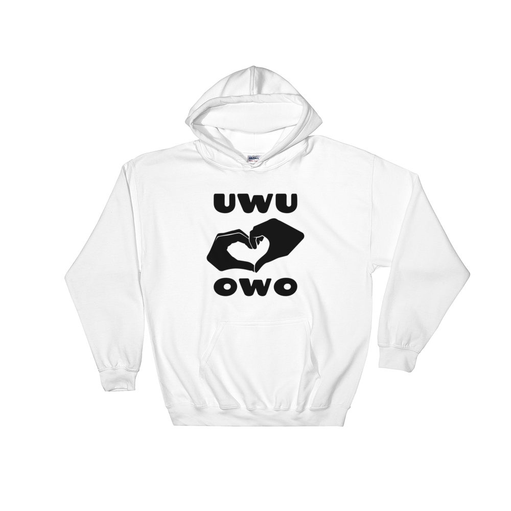 UWU OWO Heart Hoodie