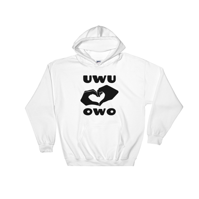 UWU OWO Heart Hoodie