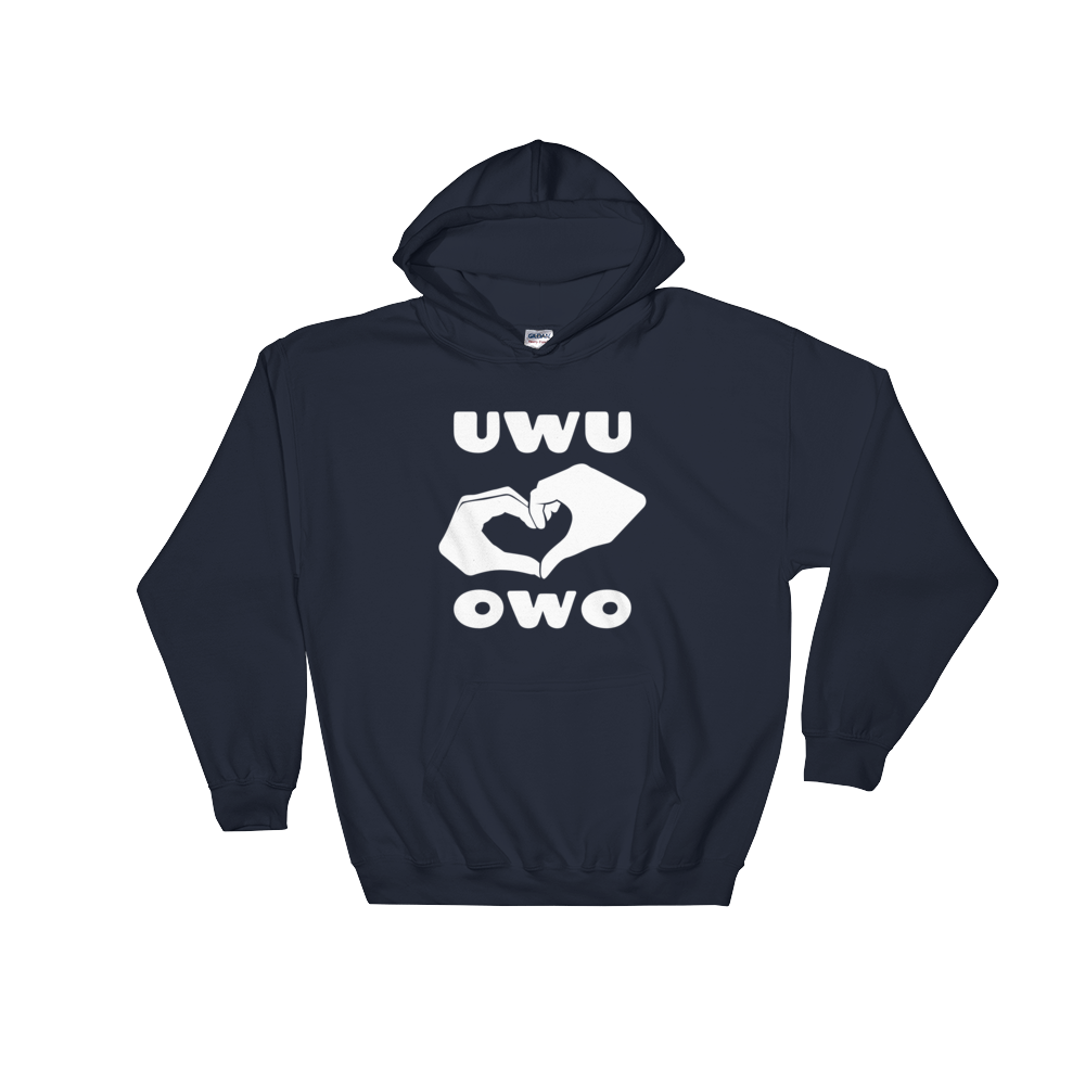 UWU OWO Heart Hoodie
