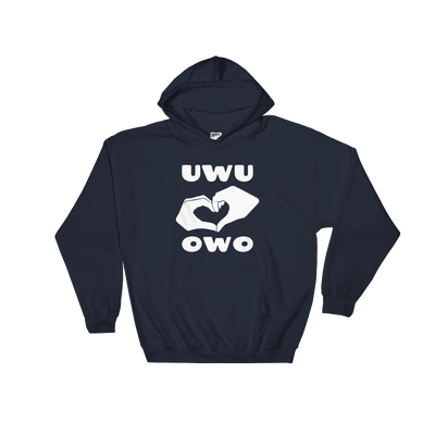 UWU OWO Heart Hoodie