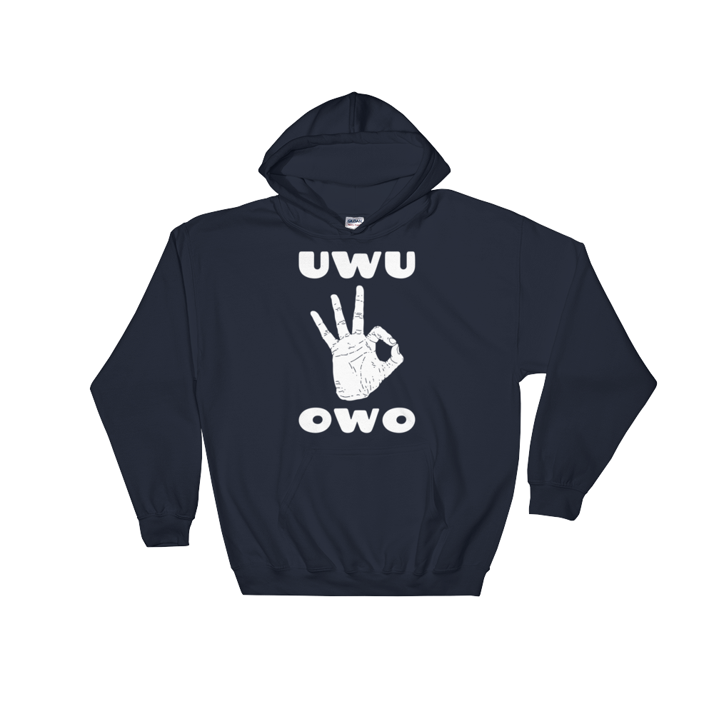 UWU OWO Circle Game Hoodie