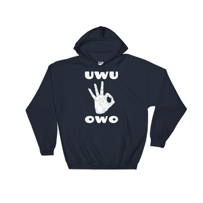 UWU OWO Circle Game Hoodie